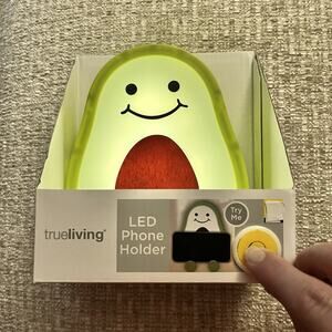 Trueliving Smiley Avocado Led Phone Holder